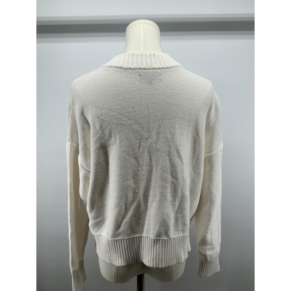 100% Organic Cotton Cropped Cardigan - Picture 2 of 3